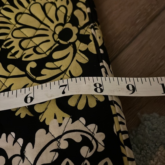 Vintage Pristine Vera Bradley Quilted Tablet Case. Yellow, Black and White - Picture 6 of 6